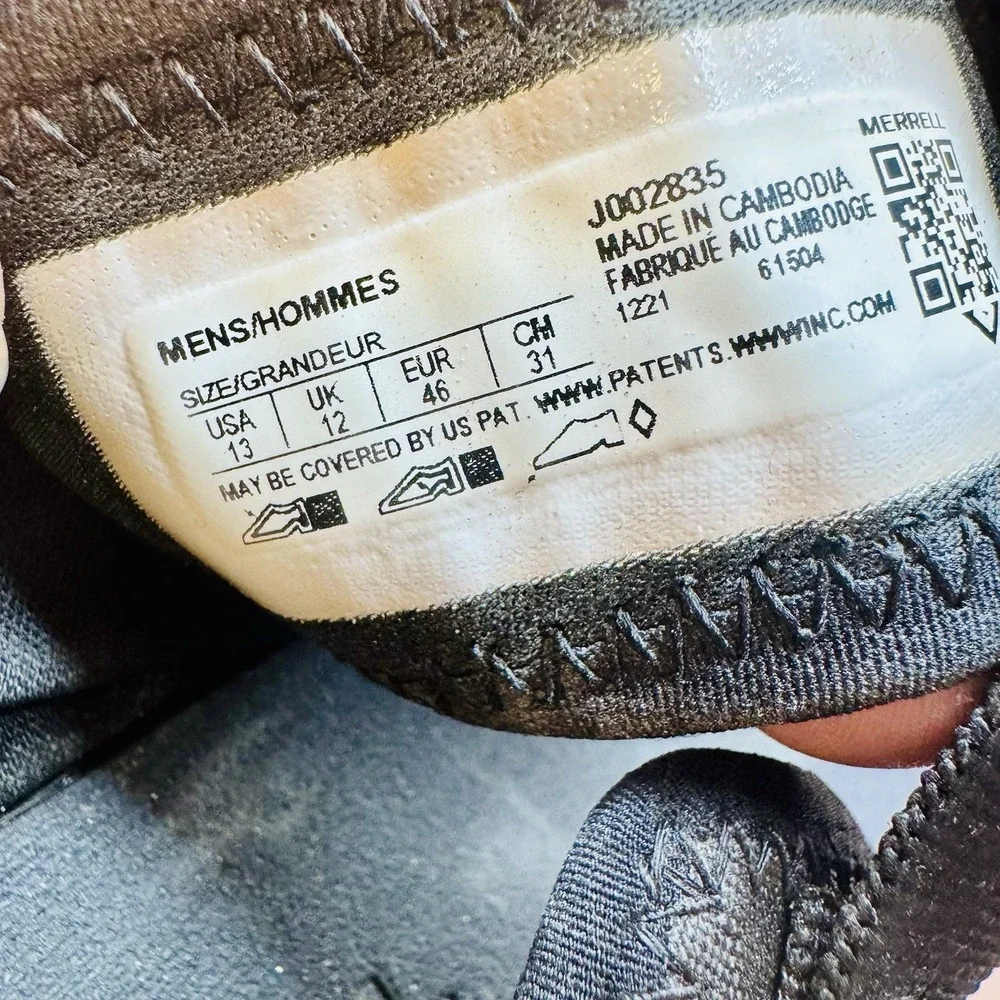 Merrell Alpine Strap Sandals Mens 13 Black Hiking‎ Outdoor Sport Sandals